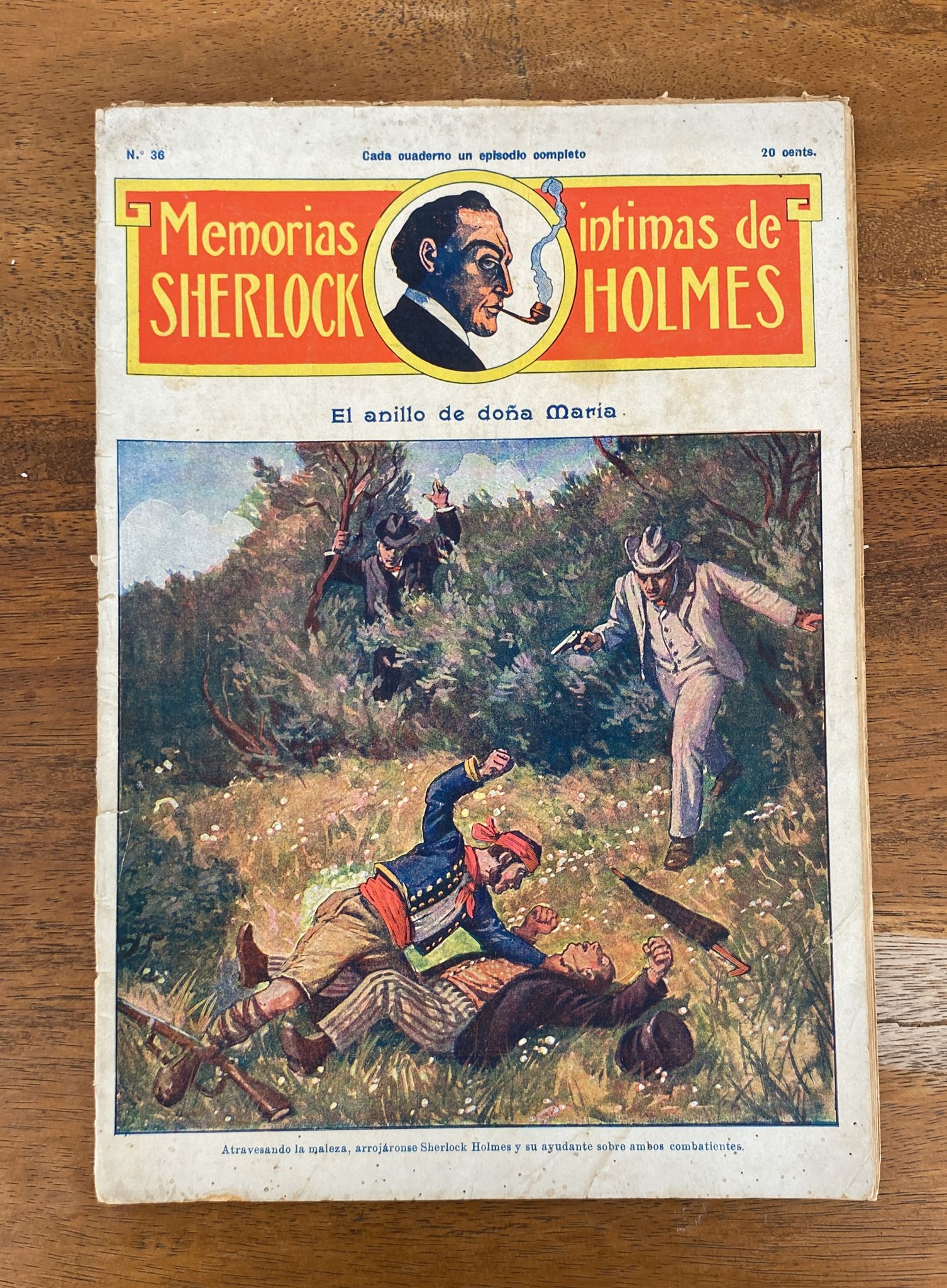 Memorias Íntimas de Sherlock Holmes nº 36. F. Granada y Cª