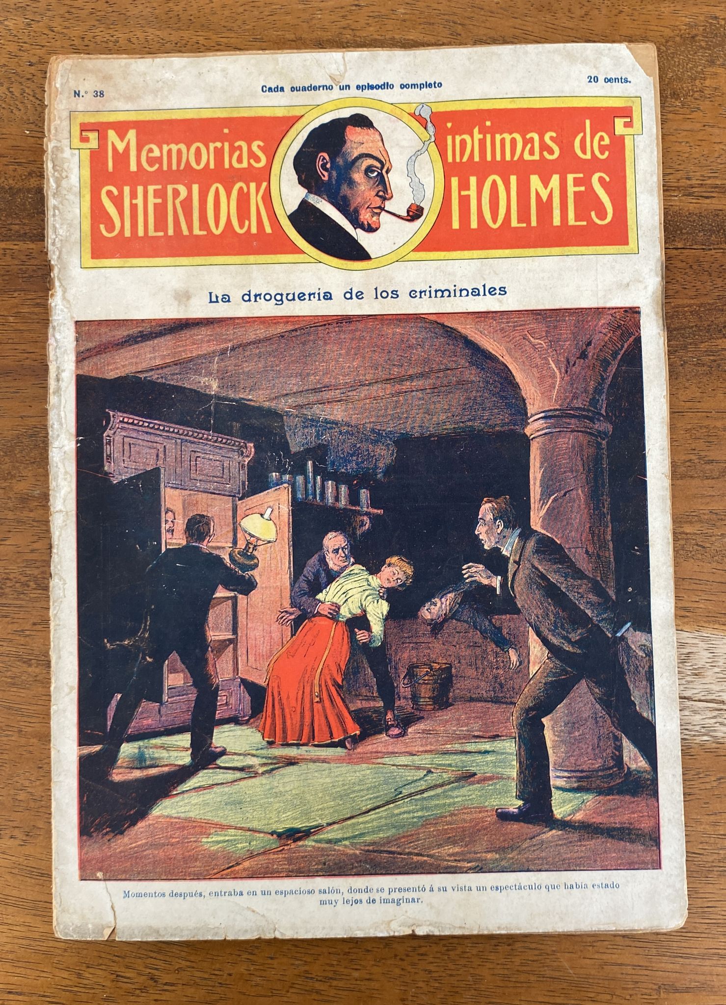 Memorias Íntimas de Sherlock Holmes nº 38. F. Granada y Cª