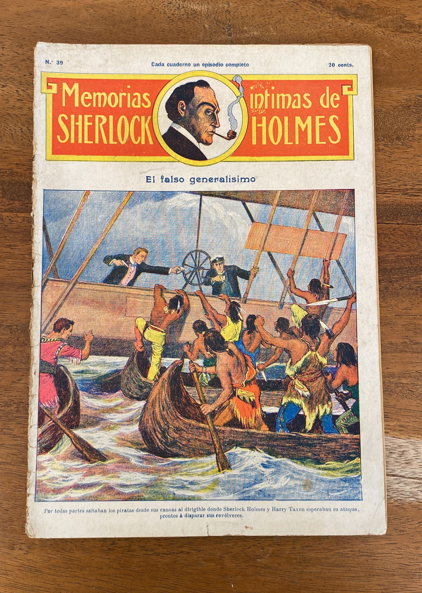 Memorias Íntimas de Sherlock Holmes nº 39. F. Granada y Cª