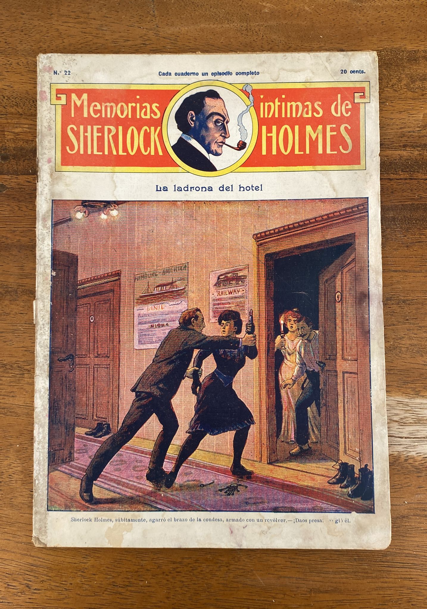 Memorias Íntimas de Sherlock Holmes nº 22. F. Granada y Cª