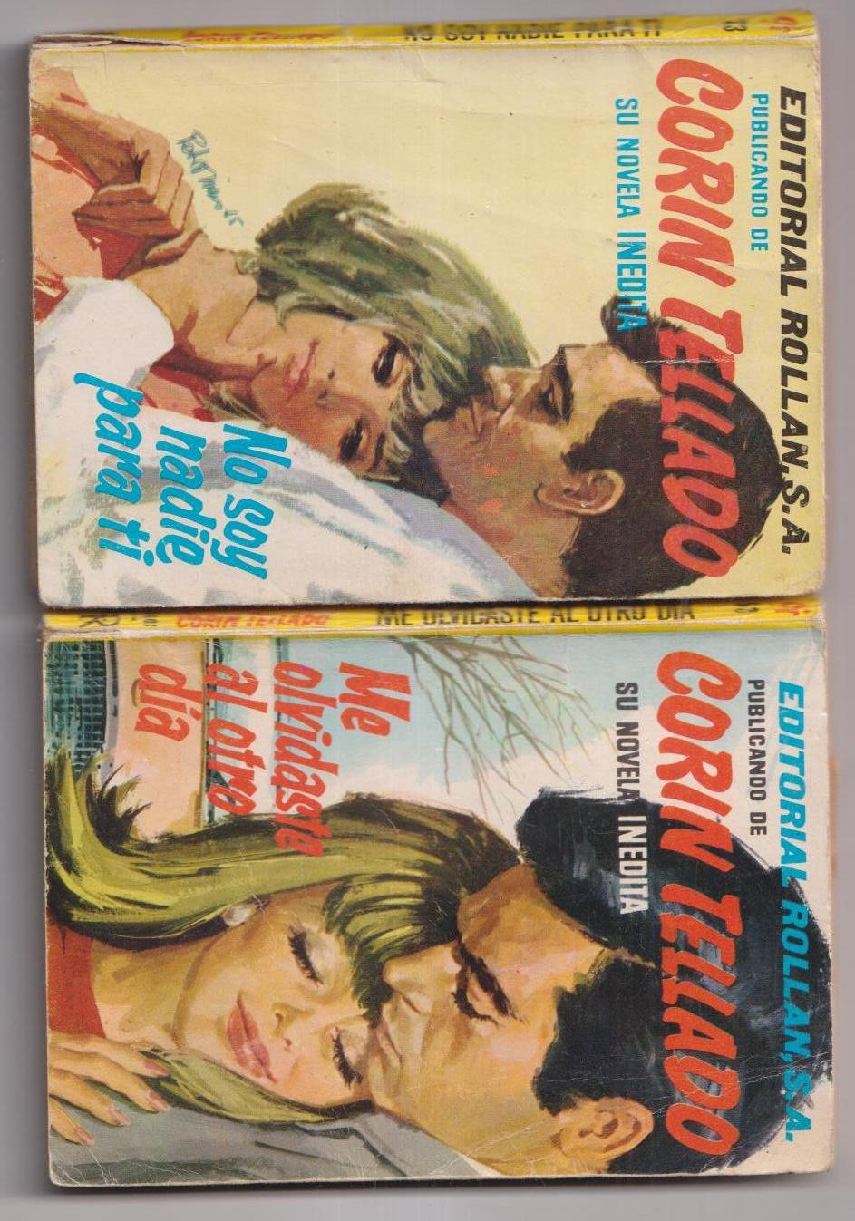 Lote de 2 novelas Colección Inédita de Corín Tellado: nº 23 y 53