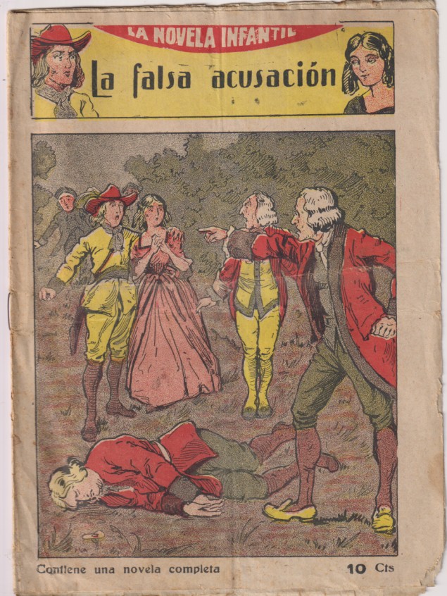 La novela infantil. la falsa acusación. contiene una novela completa. 10 Cts. El Gato negro