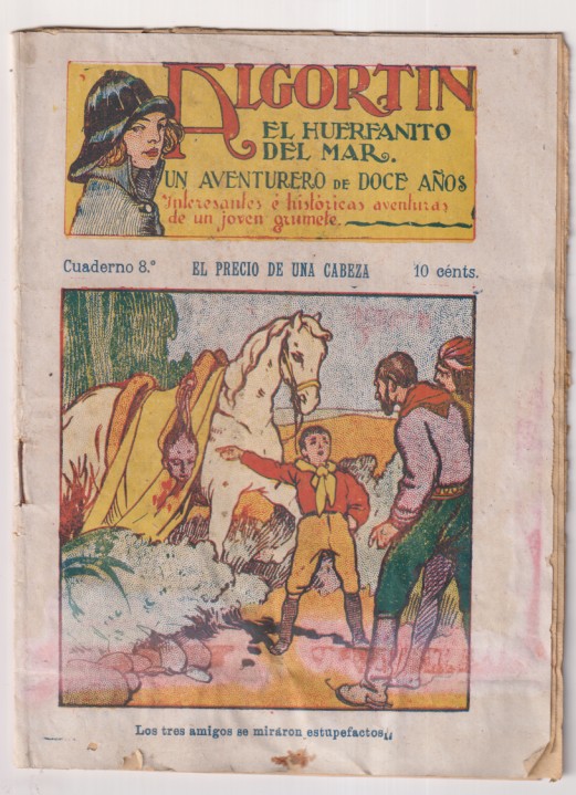 Algortin nº 8. El huerfanito del mar. 10 cent. Años 20
