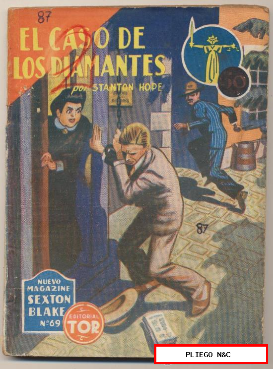 Nuevo Magazine Sexton Blake nº 69. El caso de los diamantes por Standon Hope Tor. 1947