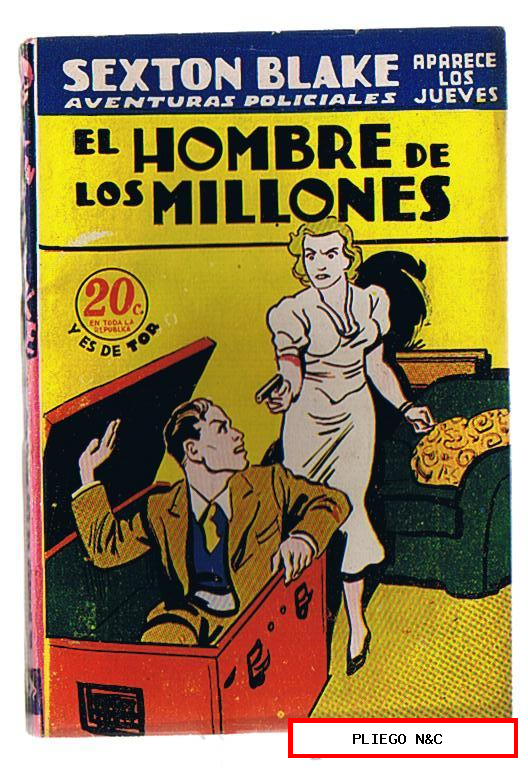 Magazine Sexton Blake nº 515. El hombre de los millones. Tor 1940