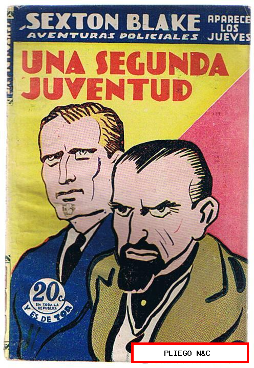 Magazine Sexton Blake nº 521. Una segunda juventud. Tor 1940