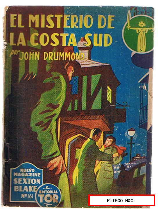 Nuevo Magazine Sexton Blake nº 161. El misterio de la Costa Sud por J. Drummond. Tor 1951