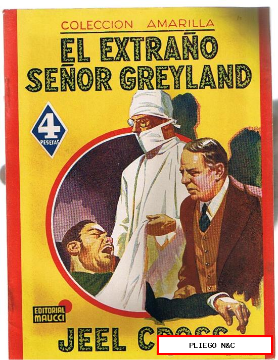 El extraño Señor Greyland por Jeel Cross. Editorial Maucci