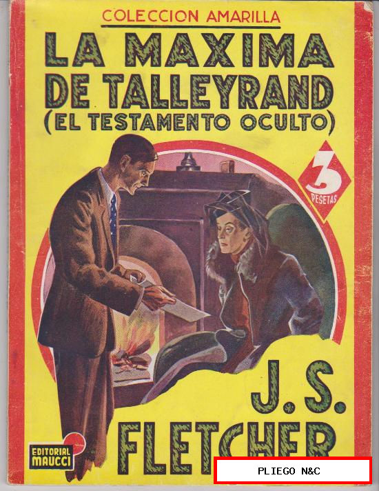La Máxima de Talleyrand por J.S. Fletcher. Editorial Maucci