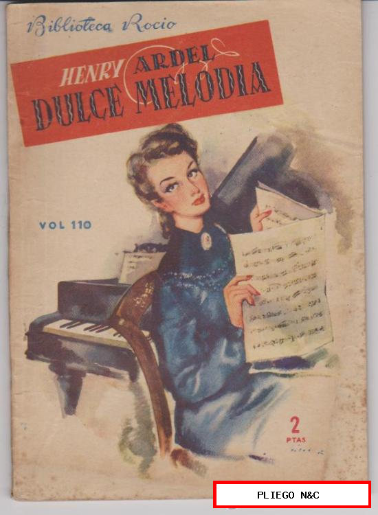 Biblioteca Rocío Vol. 110. Dulce melodía. Ediciones Betis
