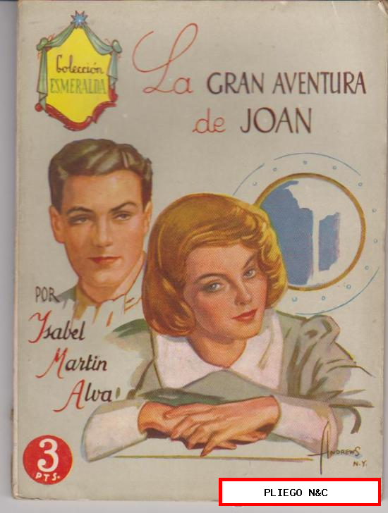 Colección Esmeralda nº 4. La Gran Aventura de Joan. Cliper 194?