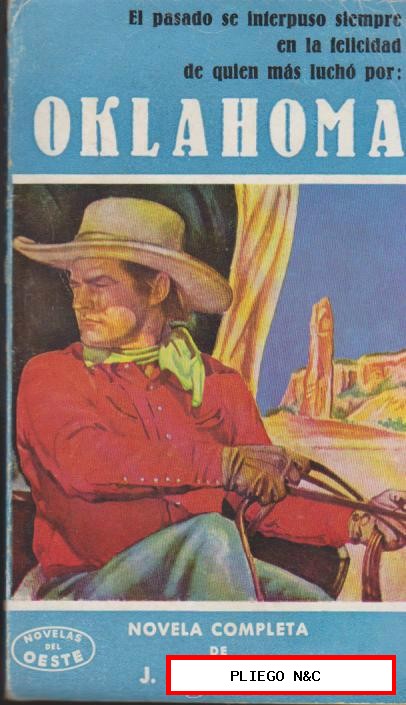 Novelas del Oeste nº 20. Oklahoma por J. Mallorquí. Cliper 1958