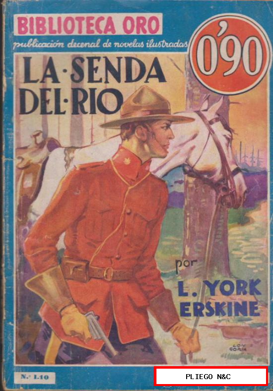 Biblioteca Oro nº 1-10. La Senda del Río. 1ª Edición Molino 1934