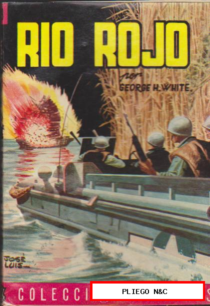 Comandos nº 129. Río Rojo por G. H. White. Edit. Valenciana 195?