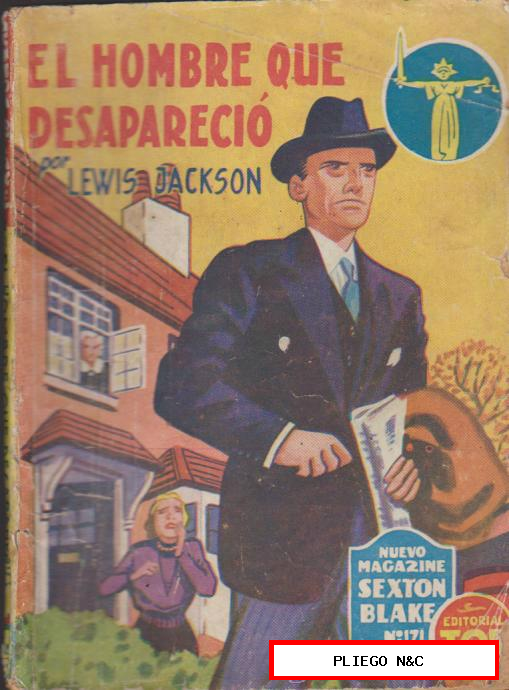 Nuevo Magazine Sexton Blake nº 171. El hombre que desapareció. Tor 1951