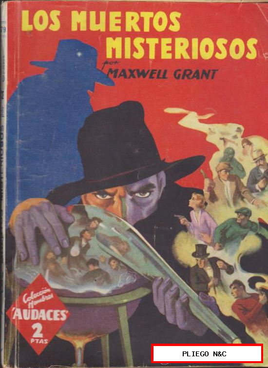 La Sombra. Hombres Audaces nº 79. Los muertos misteriosos. Molino 1944