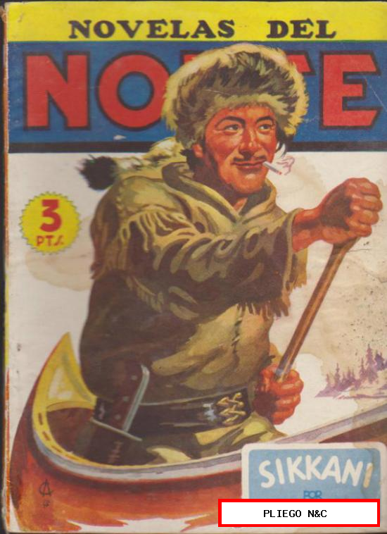Novelas del Norte nº 9. Sikkani. Cliper 1946