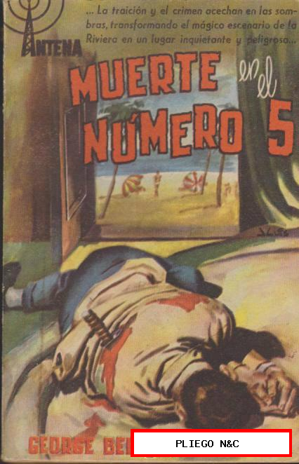 Antena nº 24. Muerte en el número 5. 1ª Edición Cid 1958