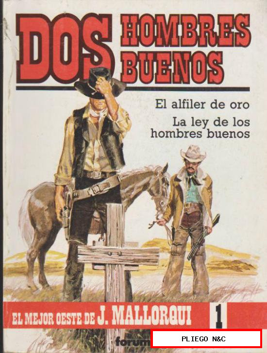 Dos Hombres Buenos por J. Mallorquí. Lote de 34 ejemplares entre 1 y 47. Planeta 1987