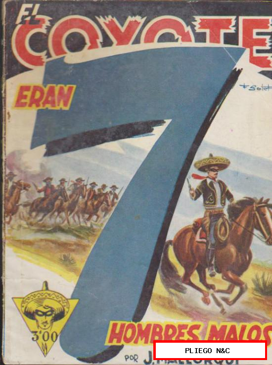 El Coyote nº 39. J. Mallorquí. 1ª Edición Cliper 1947