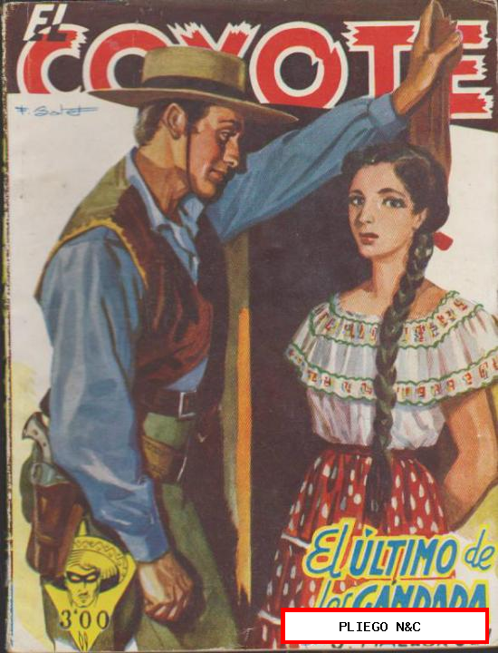 El Coyote nº 51. J. Mallorquí. 1ª Edición Cliper 1947