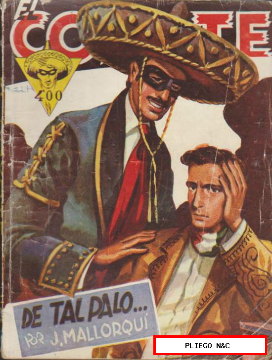 El Coyote nº 54. J. Mallorquí. 1ª Edición Cliper 1947