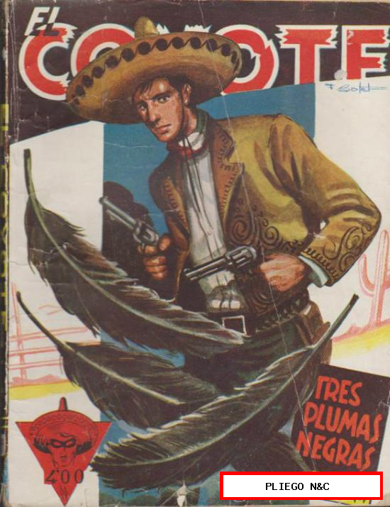 El Coyote nº 55. J. Mallorquí. 1ª Edición Cliper 1947