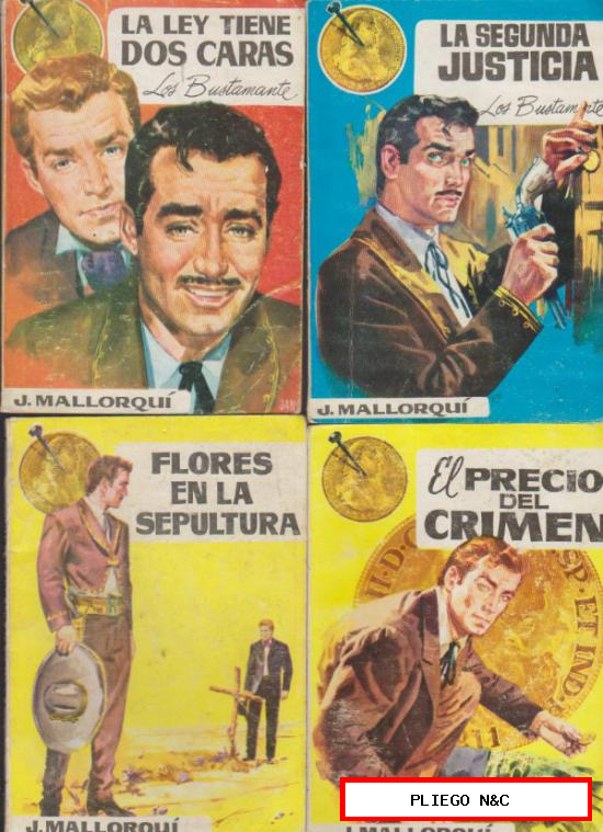 Los Bustamantes. J. Mallorquí. Lote de 7 ejemplares. Cid 1962