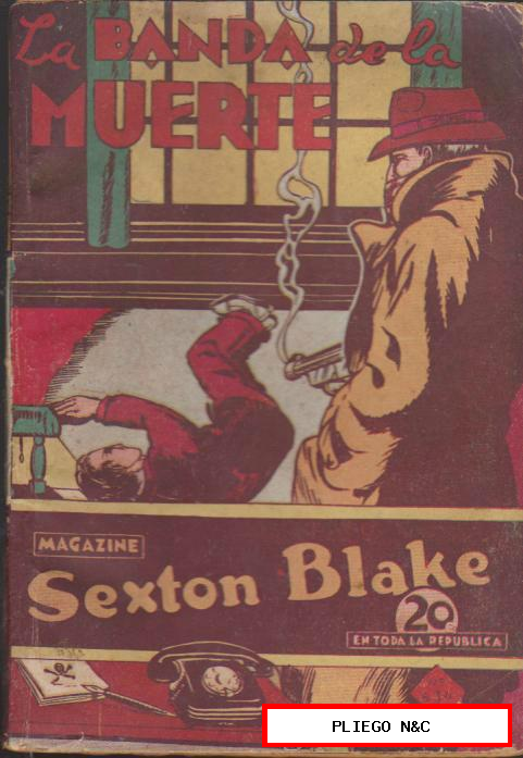Magazine Sexton Blake nº 634. La Banda de la muerte. Tor 1942