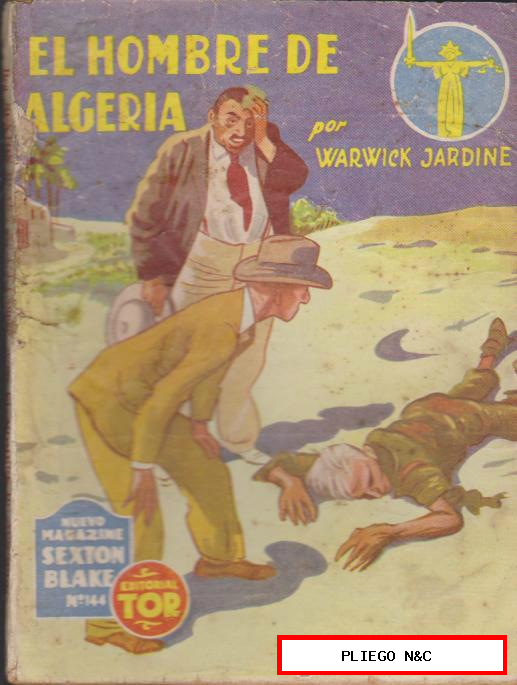 Nuevo Magazine Sexton Blake nº 144. El hombre de Argelia. Tor 1950