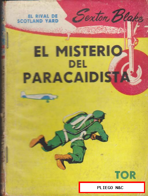 Biblioteca Sexton Blake nº 34. El Misterio del paracaidista. Tor-Argentina 1957