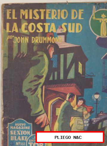 Nuevo Magazine Sexton Blake nº 161. El Misterio de la Costa SuD. Tor 1951