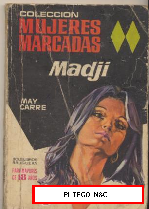 Mujeres Marcadas nº 74. Madji por May Carré. 1ª Edición Bruguera 1972