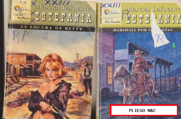 Estefanía. Lote de 2 Novelas: Río Grande nº 70 y Río Pecos nº 29