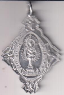 Medalla (AL-5 Cms.) Ntra. Sra. del Loreto, R/ Corazón de jesus