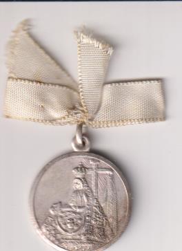 Medalla (3 cms.) Cuarto Congreso Eucarístico nacional. Granada 1957