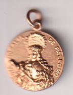 Medalla (AL-2,39) Dorada. Santa Rosalía de Palermo