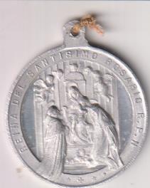Medalla (AL-4 cms.) Reina del Santísimo Rosario R.P.N.