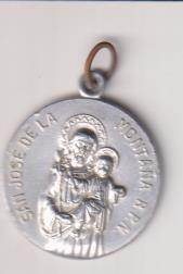 Medalla (AL-3 cms.) San José de la Montaña. R/ Santuario de S. José de la Montaña