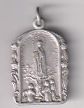 Medalla (AL-3) Nuestra Señora del Rosario de Fátima. R/ Corazón de jesus