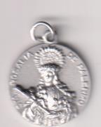Medalla (Al-2,4) Santa Rosalía de Palermo