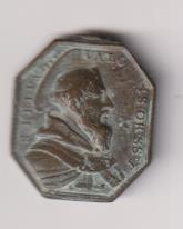 San Félix de Valois. Medalla (2,6 cms.) R/ Jesús Nazar. Siglo XVII