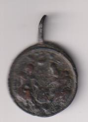 Santísima Trinidad. Medalla (AE. 2,6 cms.) Siglo XVII-XVIII