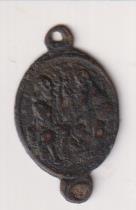 Santísima Trinidad. Medalla de Rosario Servita. (AE 23 mm.) Siglo XVIII