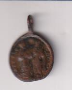 San Antonio de Padua. Medalla (AE 16 mm.) R/Santos. Siglo XVII-XVIII