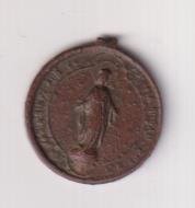 Santa Infancia. Medalla Francesa (AE 21 mm.) R/Inmaculada. Siglo XIX