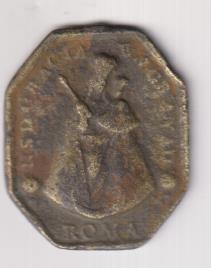 Sra. de Gracia de Granada. Exergo: Roma. Medalla (AE 36 mm.) R/Jesús Nazareno. Siglo XVII