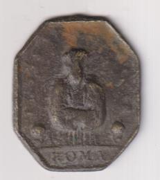 Sra. de Gracia de Granada. Exergo: Roma. Medalla (AE 36 mm.) R/Jesús Nazareno. Siglo XVII
