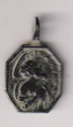 San Jerónimo Medalla (AE 19 mms.) R/ Nuestra Señora de Guadalupe. Siglo XVII