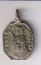 Nuestra Señora de Gracia de Granada. Medalla (AE 22 mms.) R/ San Juan de mata. Siglo XVII